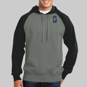 ST267.ojhs - Raglan Colorblock Pullover Hooded Sweatshirt