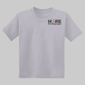 . - 8000B.ojhs - Youth DryBlend ® 50 Cotton/50 Poly T Shirt - Embroidered