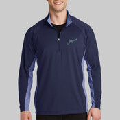 ST854.ojhs - Sport Wick ® Stretch Contrast 1/2 Zip Pullover