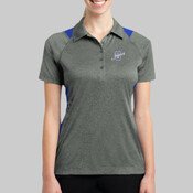 LST665.ojhs - Ladies Heather Colorblock Contender ™ Polo