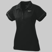LST659.ojhs - Ladies Contrast Stitch Micropique Sport Wick® Polo